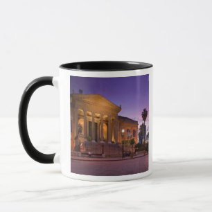 Italy, Sicily, Palermo, Teatro Massimo Opera Mug