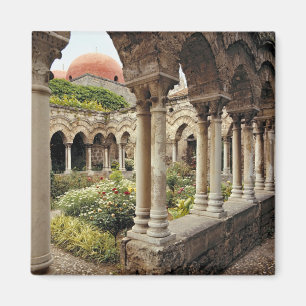 Italy, Sicily, Palermo. The cloisters survive as Magnet