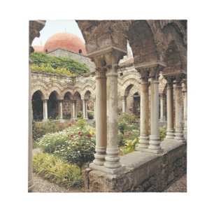 Italy, Sicily, Palermo. The cloisters survive as Notepad