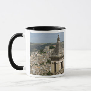 ITALY, Sicily, RAGUSA IBLA: Town View and Santa Mug