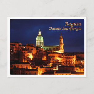 Italy - Sicily - Ragusa - San Giorgio Cathedral - Postcard