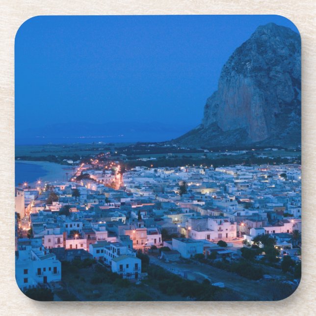 Italy, Sicily, SAN VITO LO CAPO, Resort Town Coaster (Front)