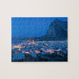 Italy, Sicily, SAN VITO LO CAPO, Resort Town Jigsaw Puzzle