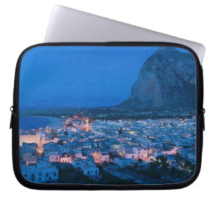 Italy, Sicily, SAN VITO LO CAPO, Resort Town Laptop Sleeve