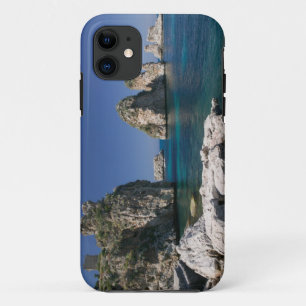 Italy, Sicily, Scopello, Rocks by Tonnara iPhone 11 Case
