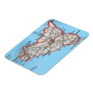 Italy - Sicily - Sicily Map - Magnet
