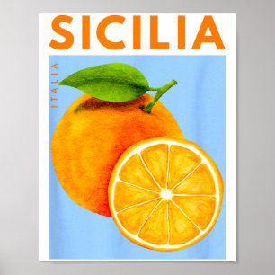 Italy sicily souvenir_sicily poster