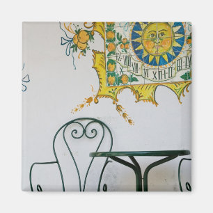 ITALY, Sicily, TAORMINA: Bam, Bar Cafe Detail Magnet