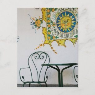 ITALY, Sicily, TAORMINA: Bam, Bar Cafe Detail Postcard
