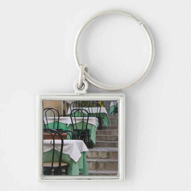 ITALY, Sicily, TAORMINA: Corso Umberto 1, Cafe Key Ring (Front)