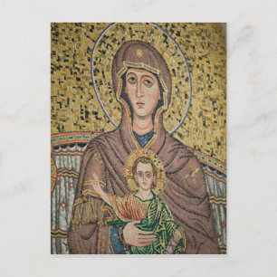 ITALY, Sicily, TAORMINA: Corso Umberto 1, Mosaic Postcard