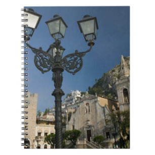 ITALY, Sicily, TAORMINA: Piazza iX Aprile, San Notebook
