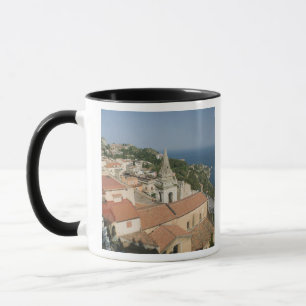ITALY, Sicily, TAORMINA: View towards Piazza IX Mug