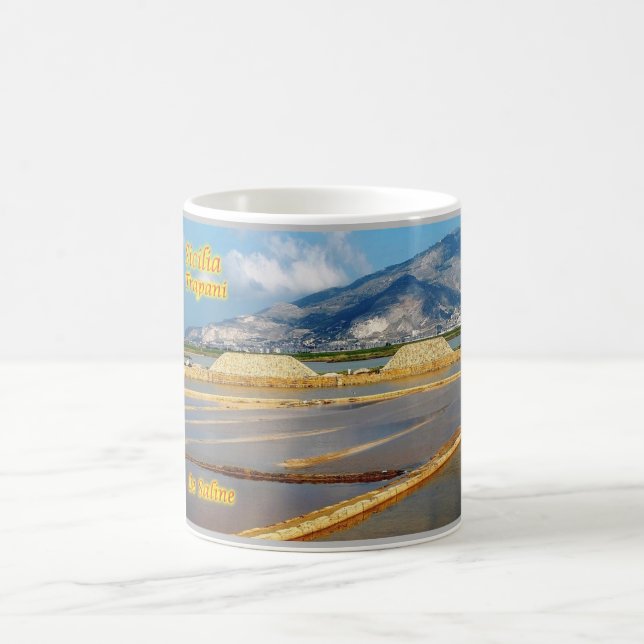 Italy - Sicily - Trapani - Le Saline - Coffee Mug (Center)