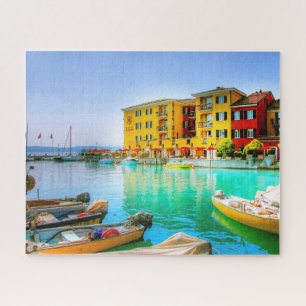 Italy Sirmione Lake Garda Waterfront Jigsaw Puzzle