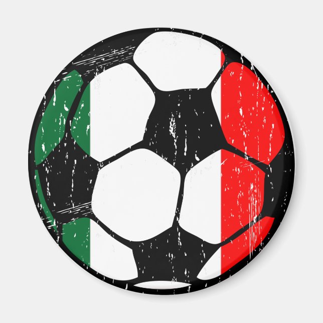 Italy Soccer Ball Magnets (Front)