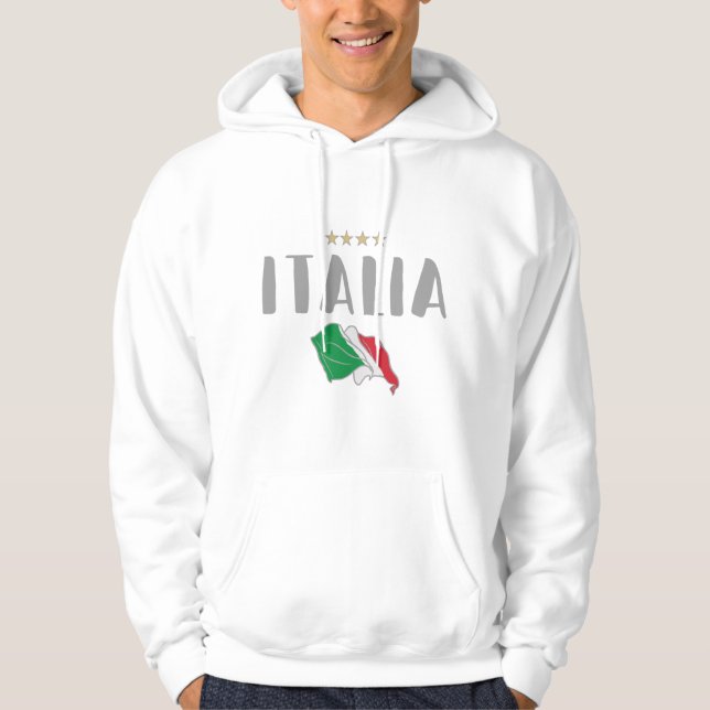 Italy Soccer Football Fan Shirt Flag (Front)