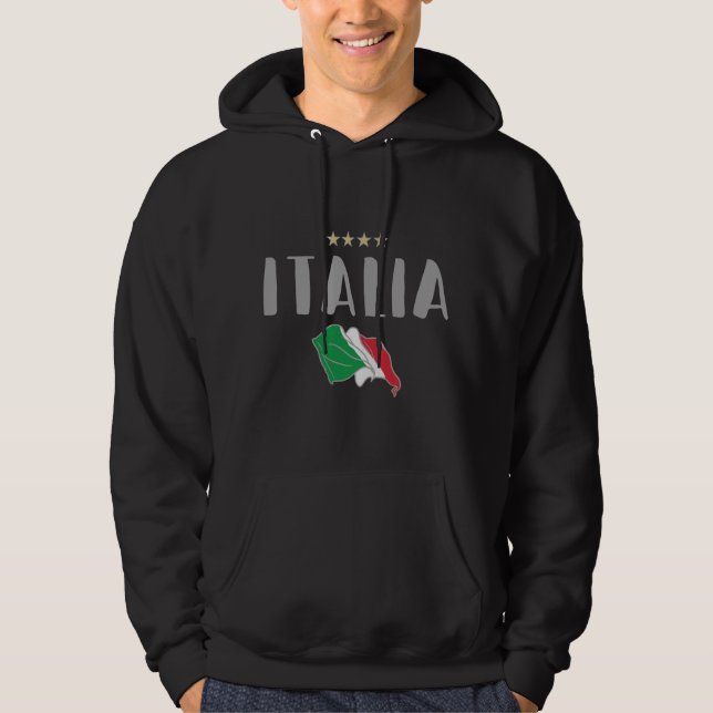Italy Soccer Football Fan Shirt Flag (Front)