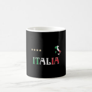 Italy Soccer Football Fan Shirt Flag Coffee Mug