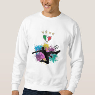 Italy Soccer Football Fan Shirt Flag Splash