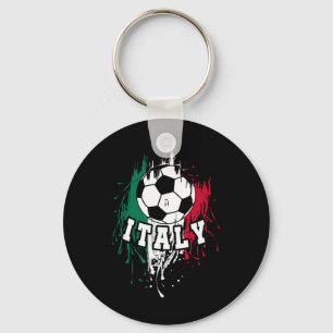 Italy Soccer Italian Footbyll Italy Futbol Key Ring