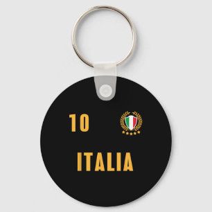 Italy Soccer Jersey Italia Footbyll Team Fun Key Ring