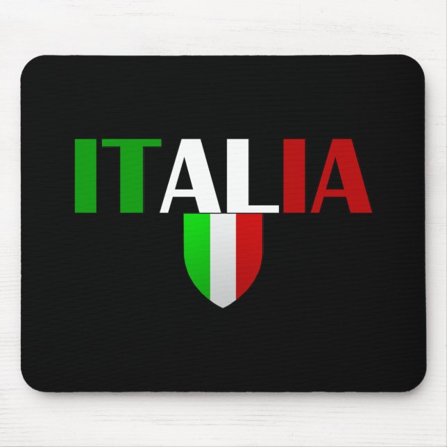 Italy Soccer Mouse Mat (Front)