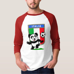 Italy Soccer Panda (light shirts) T-Shirt