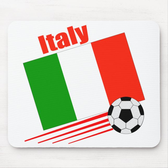 Italy Soccer Team Mouse Mat (Front)