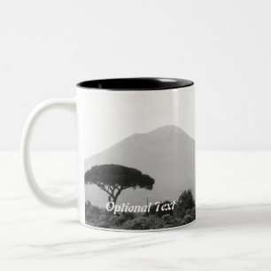 Italy Souvenir from Mount Vesuvius Volcano Two-Tone Coffee Mug