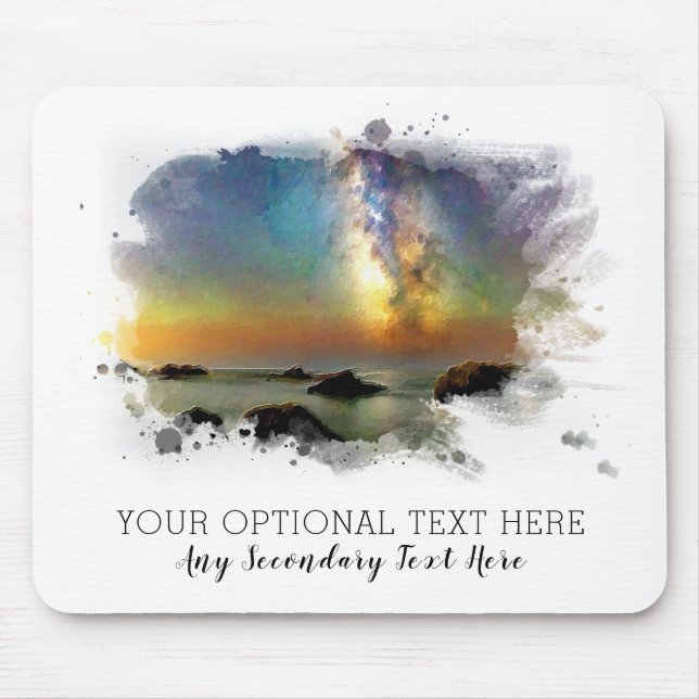 *~ Italy Spiaggia delle cannelle Italia Beach AP12 Mouse Mat (Front)