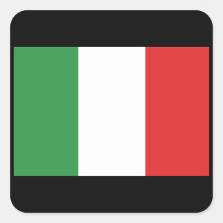 ITALY SQUARE STICKER