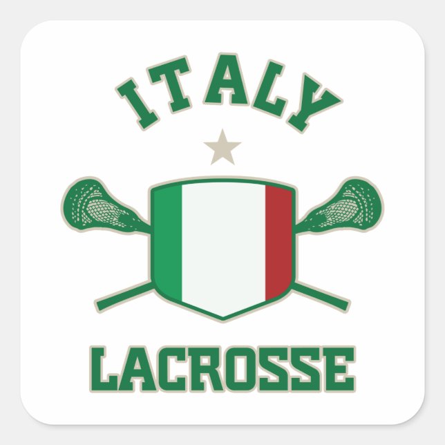 Italy Square Sticker (Front)