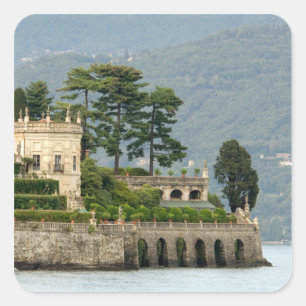Italy, Stresa, Lake Maggiore, Isola Bella 2 Square Sticker