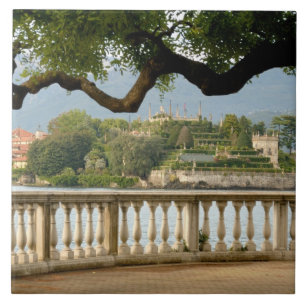 Italy, Stresa, Lake Maggiore, Isola Bella Tile