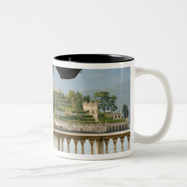 Italy, Stresa, Lake Maggiore, Isola Bella Two-Tone Coffee Mug (Right)