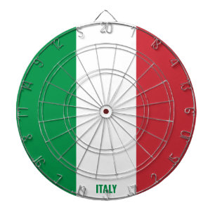 "Italy Strikes!" Patriotic Dartboard