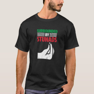 Italy Surrounded By Stunads Italian Hand Gesture D T-Shirt