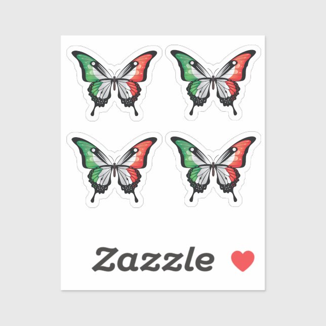 Italy Swallowtail Butterfly Flag (Sheet)