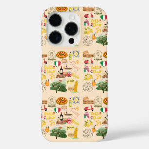 Italy Symbols iPhone 16 Pro Case