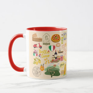 Italy Symbols Mug