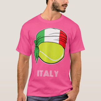 Italy Tennis For Italian Players Italy Tennis T-Shirt