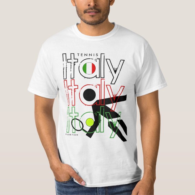Italy Tennis French Open Champs T-Shirt (Front)
