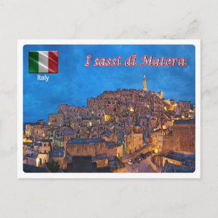 Italy - The Sassi of Matera - Unesco Heritage - Postcard