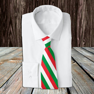 Italy Ties, fashion Italian Flag, business Tie