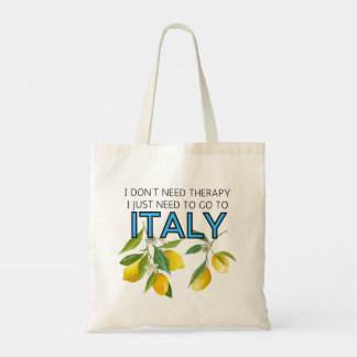 Italy Tote Bag, 