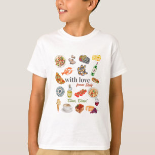 Italy Tourist Vacation Italian Food Seafood Rome S T-Shirt