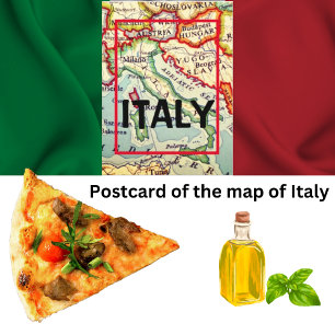 Italy Travel Postcard