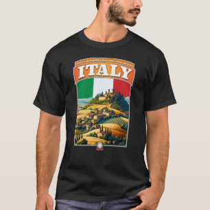 Italy Tuscany Countryside Europe T-Shirt