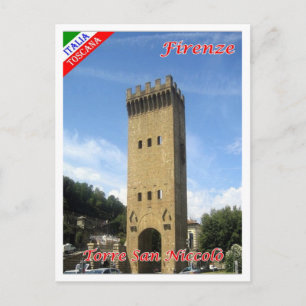 Italy - Tuscany - Florence - Torre San Niccolo' - Postcard